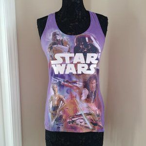 Star Wars Graphic Tank Top Purple
